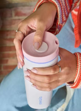 Owala爆款FreeSip咖啡杯跨境不锈钢保温杯时尚简约小巧便携随行杯