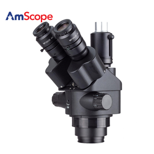 AmScope 7X-45三目共焦黑色体视显微镜头工业显微镜头 SM745NTP-B