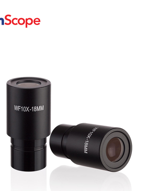 AmScope 一对WF10X显微镜目镜（23毫米）