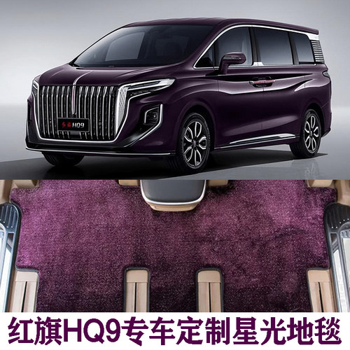 红旗魏牌商务车专用地毯星空脚垫