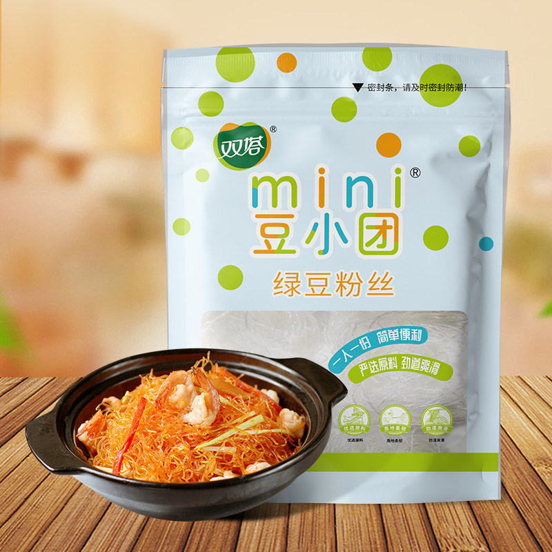双塔绿豆粉丝100g一人份火锅伴侣图片