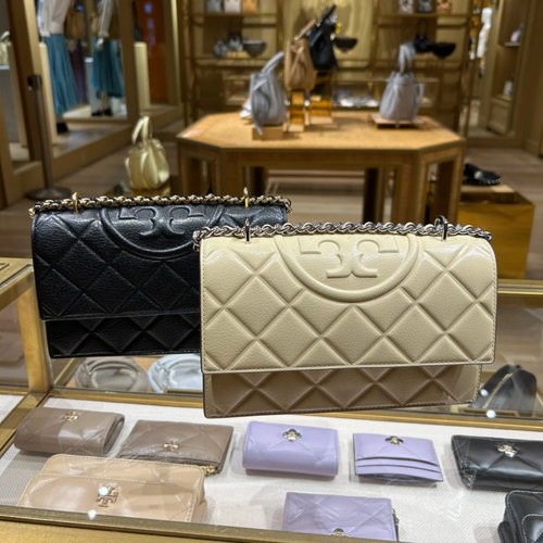 TORYBURCHFLEMING链条包菱格