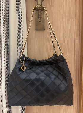 美国代购TB女包SOFT FLEMING菱格小香风垃圾袋单肩包链条包 15457