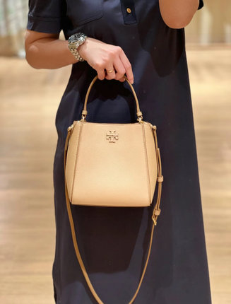 美国代购TB女包新款Mcgraw小号变形水桶包单肩斜挎手提包158500