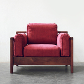 未来日记家具 原木风黑胡桃直排沙发三人位实木简约布艺环保日式