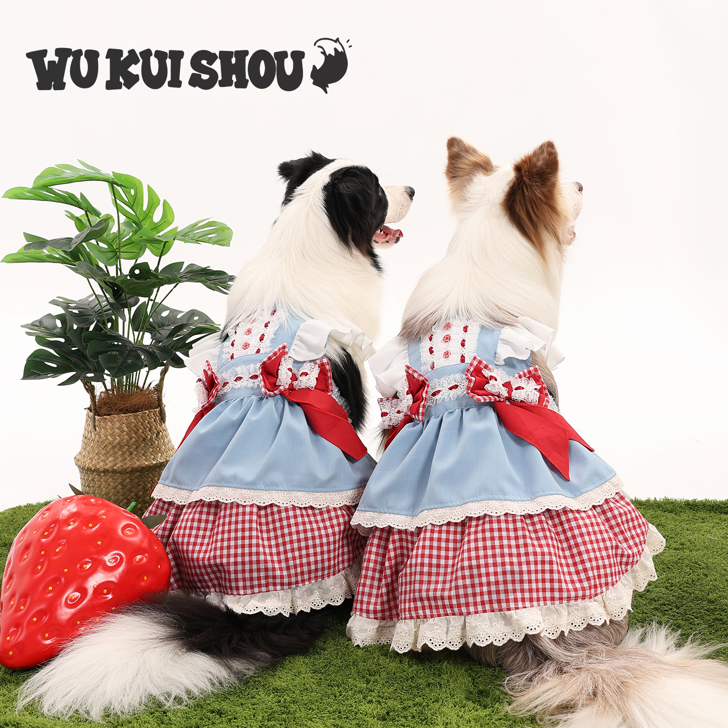 五魁首狗狗裙子夏季薄款防掉毛