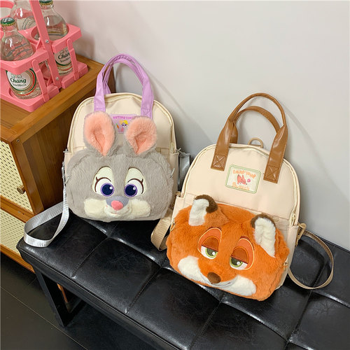 可拆卸疯狂朱迪兔子警官双肩背包