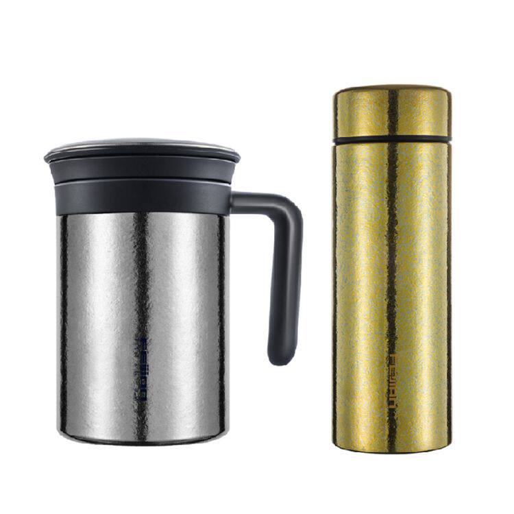 钛健康真空养生保温杯钛金属真空养生老板杯纯钛内壁水杯养生杯子