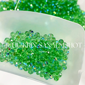 爆闪银河 4mm仿施华洛水晶散珠diy手工配件散珠手链串珠材料