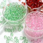 夏日多巴胺琉璃珠8mm散珠手工diy串珠透珠制作手串饰品配件材料