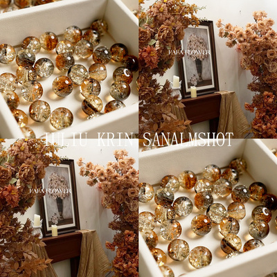 美拉德色系玉碎双色DIY串珠手链