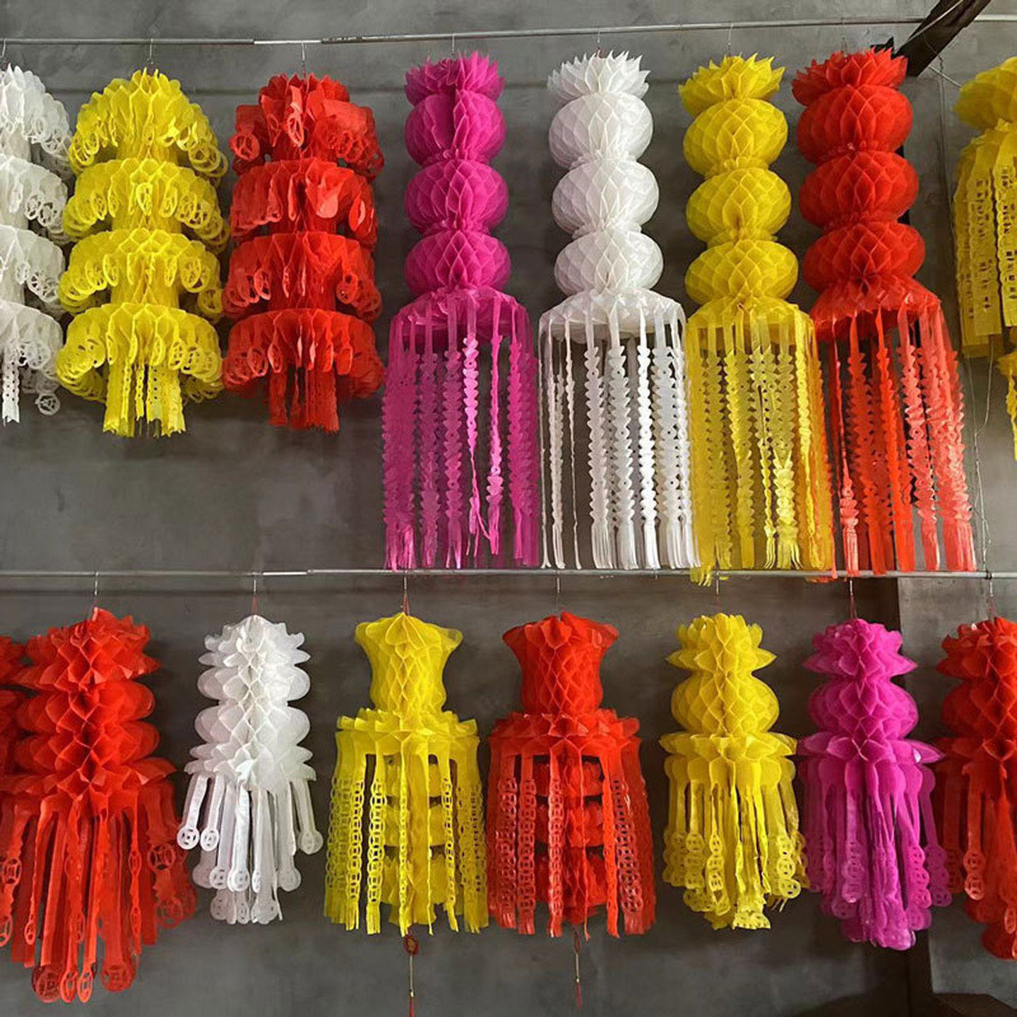 清明祀祭坟用品坟上挂纸坟头飘纸扫墓白事挂青拷贝纸花幡彩色灯笼