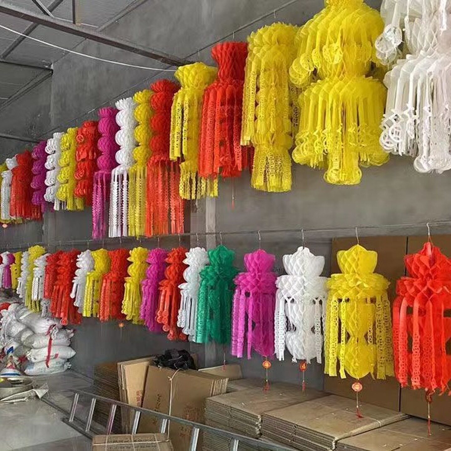 清明祀祭坟用品坟上挂纸坟头飘纸扫墓白事挂青拷贝纸花幡彩色灯笼
