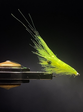 Y034北京冰丝虾青稍翘嘴路亚微物鳟鱼马口毛毛虫若虫仿生饵