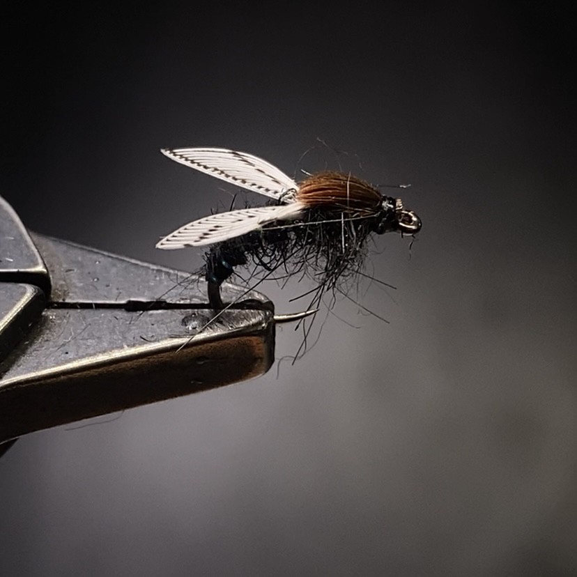 y180北京飞钓马口溪哥鳟鱼蜉蝣石蚕蛾路亚飞蝇钩毛毛虫