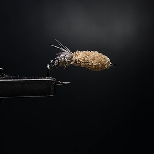 DIY北京路亚飞蝇钩飞钓马口溪哥鳟鱼饵白条套装 仿生饵黑坑y229