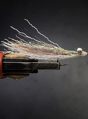 Y186北京路亚疯狂查理钨眼珠飞蝇钩飞钓翘嘴青稍饵马口溪哥白条