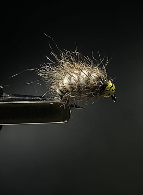 Y203北京飞钓飞蝇钩若虫沉水路亚微物鳟鱼马口毛毛虫若虫仿生饵