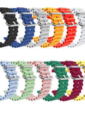 Garmin佳明fenix6/6x7x/6pro海洋硅胶手表带fenix5/5X plus飞耐时3HRForerunner935/945快拆表带替换本能EPIX