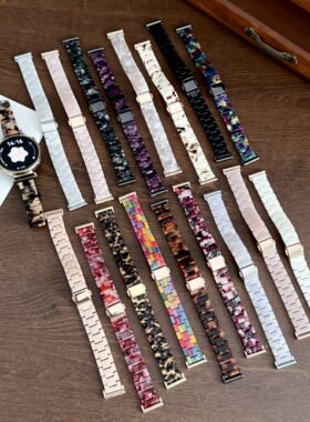 佳明Forerunner265/245/155/165/255/m/265S树脂清凉廋身手表带Venu3 2 s腕带18mm20/22表带男女修身休闲