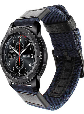 华为watch3/3pro/ GT/gt2/2pro/2E尼龙手表带 荣耀Magic/es/gs pro/watch242/46mm表带帆布三星一加小米color