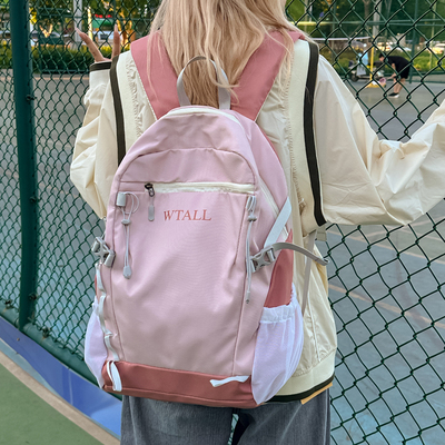 户外徒步轻便旅行双肩包女通勤电脑背包初中高中大学生书包登山包