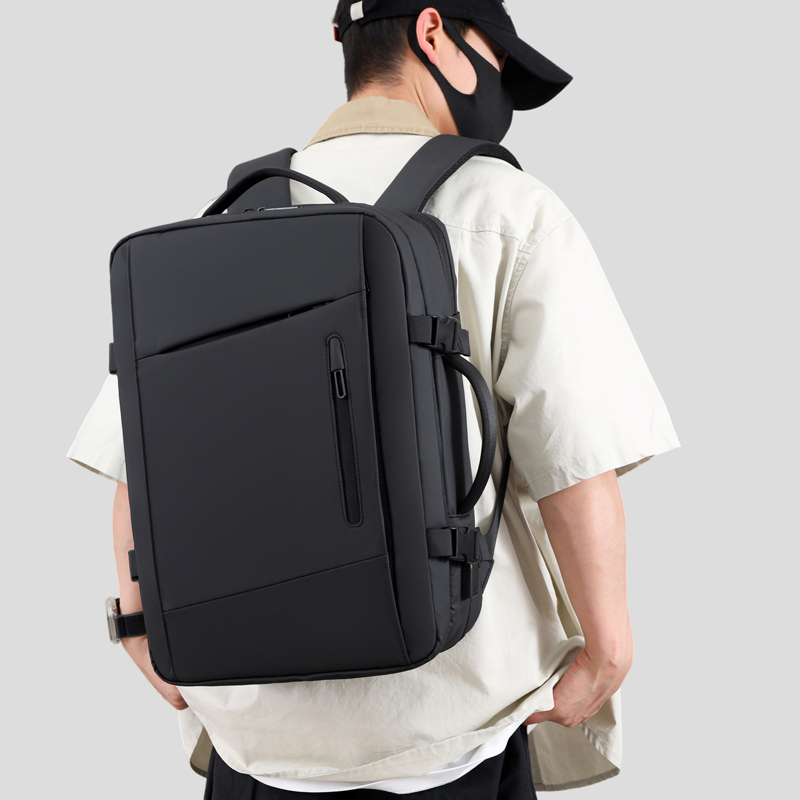 双肩包男16寸笔记本电脑包商务可扩容大容量背包旅行出差行李书包
