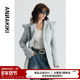 钱花灰耸肩收腰西装 ANNAKIKI西装 外套 女装 小众 24冬款 设计师款