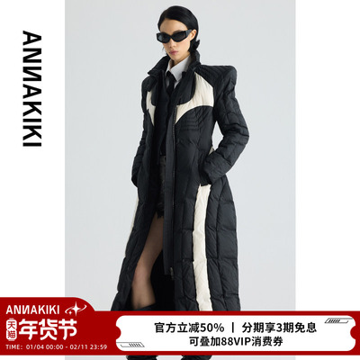 ANNAKIKI机能拼接羽绒服