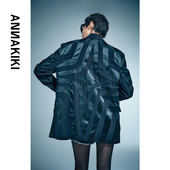 kelly bailey同款 25夏装 ANNAKIKI 醋酸四芒星拼贴西装 外套女