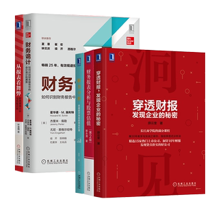 【全套5册】穿透财报+从报表看舞弊+财务诡计+财务分析+财务报表分析与股票估值 叶金福 郭永清著作
