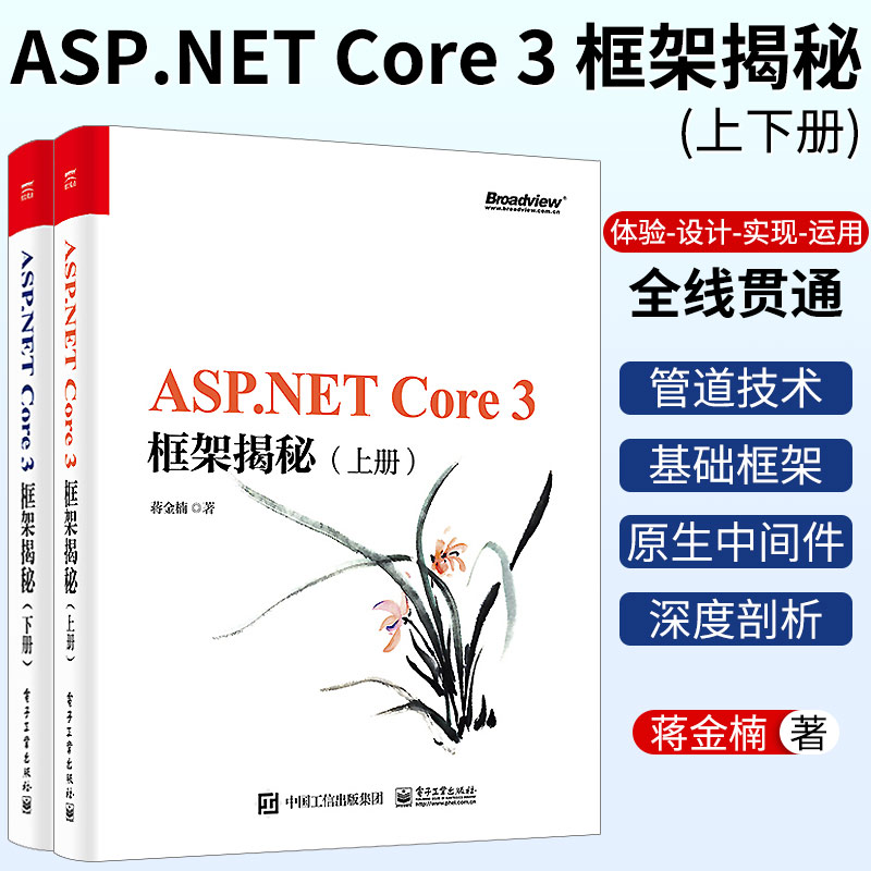 ASP.NETCore 3框架揭秘上下册 蒋金楠 著 书籍/杂志/报纸 程序设计（新） 原图主图