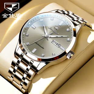 瑞士男士 金仕盾品牌全自动夜光防水男表旗舰店 机械手表2026年新款