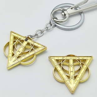 艾尔登法环周边钥匙扣老头环黄金律法圣印记摆件汽车钥匙扣包挂件