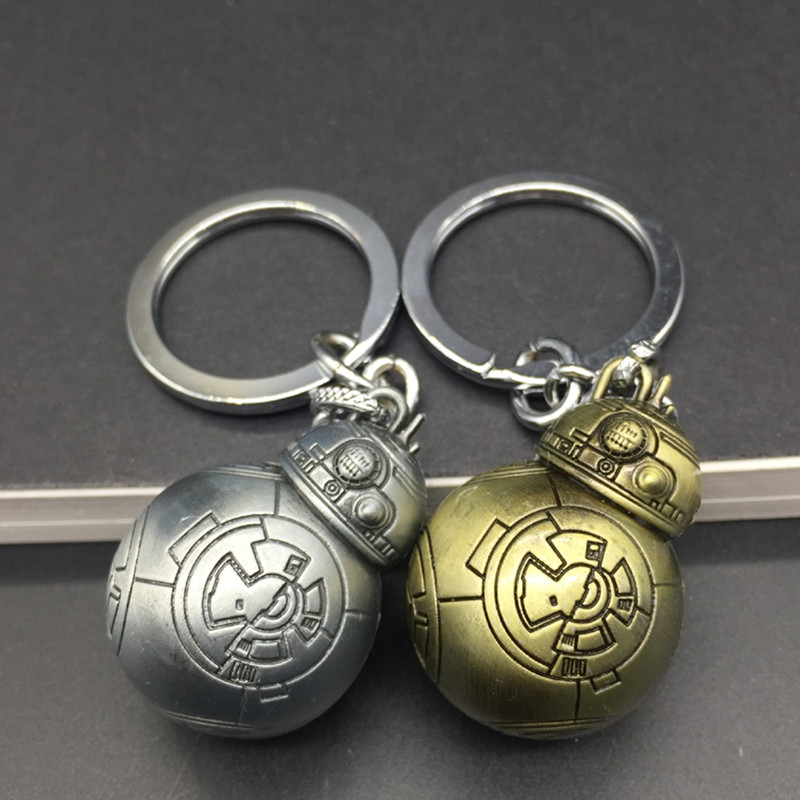 星球大战电影周边钥匙扣BB-8机器人创意金属汽车钥匙扣链包包挂件
