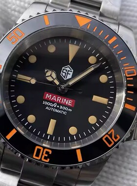 STEELDIVE钢潜定制5514个性复古夜光全自动机械水鬼防水男士手表