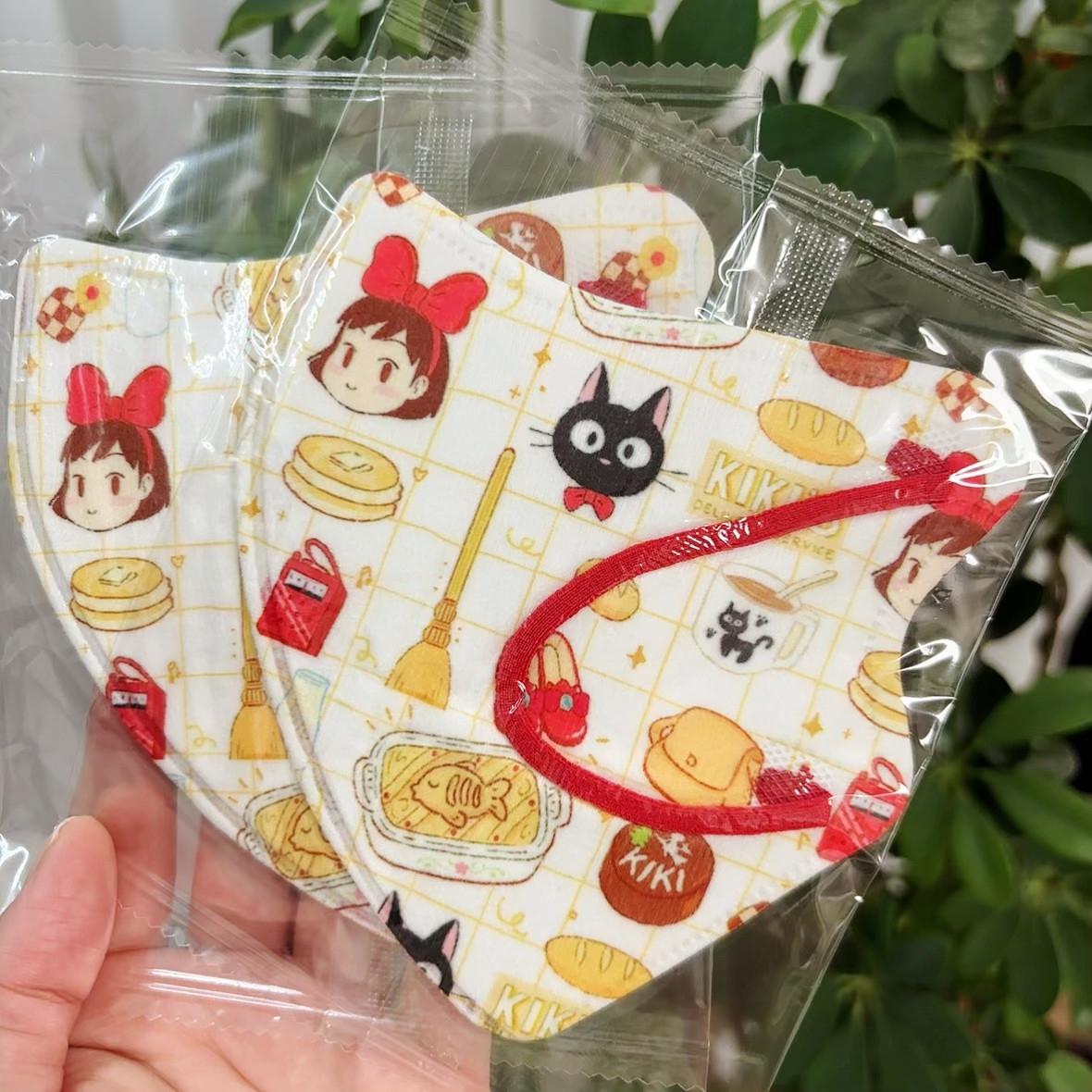 3d立体口罩kz口耳罩夏天宫崎骏魔女黑猫宅急便口鼻罩大人三d独立