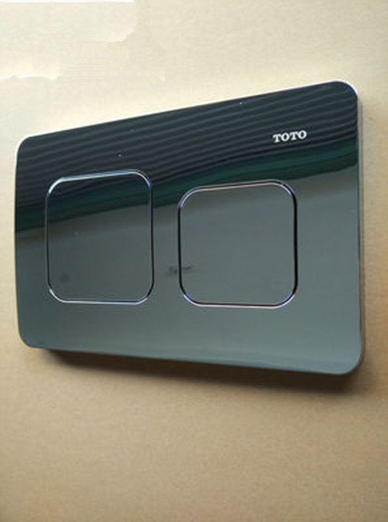 MB003CP 挂墙马桶隐蔽式入墙水箱面板 (3/6L）冲洗按钮 按键板