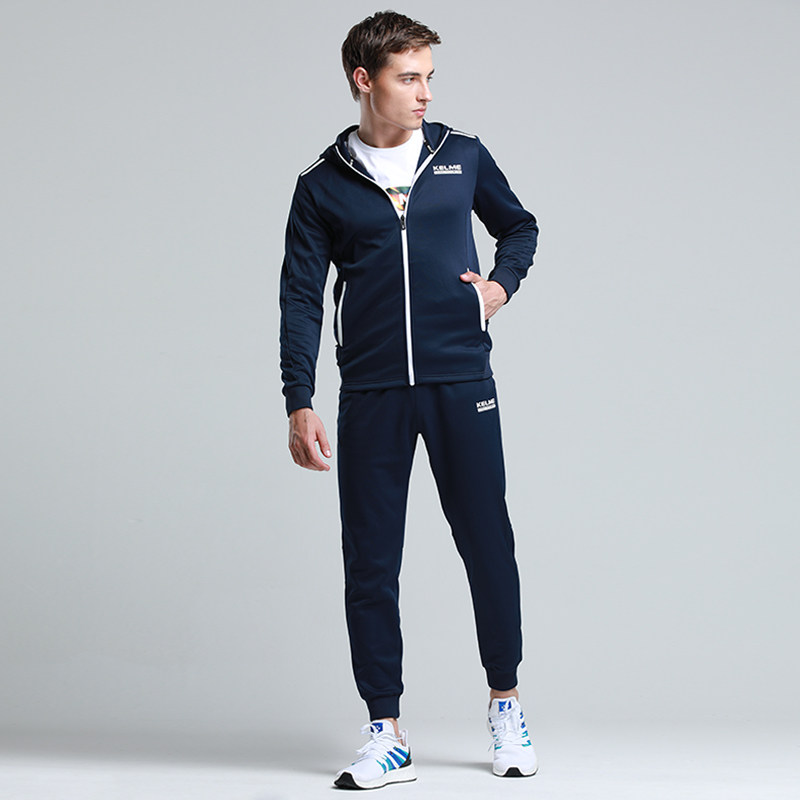 KELME 축구 훈련 스포츠 정장 남성 단체 구매 맞춤형 피트니스 러닝 스포츠 바지 재킷