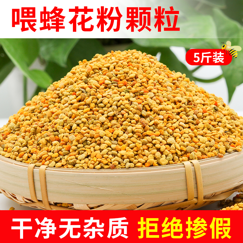 喂蜂花粉天然油菜杂粉蜜蜂饲料正品养蜂油菜粉中蜂蜂粮5斤装包邮