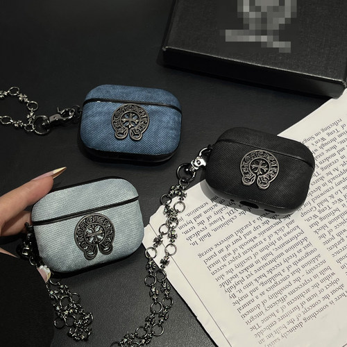 潮牛仔十字架手提链苹果AirPods