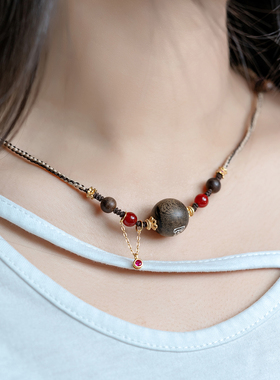 老料文莱沉香生肖本命佛守护吊坠