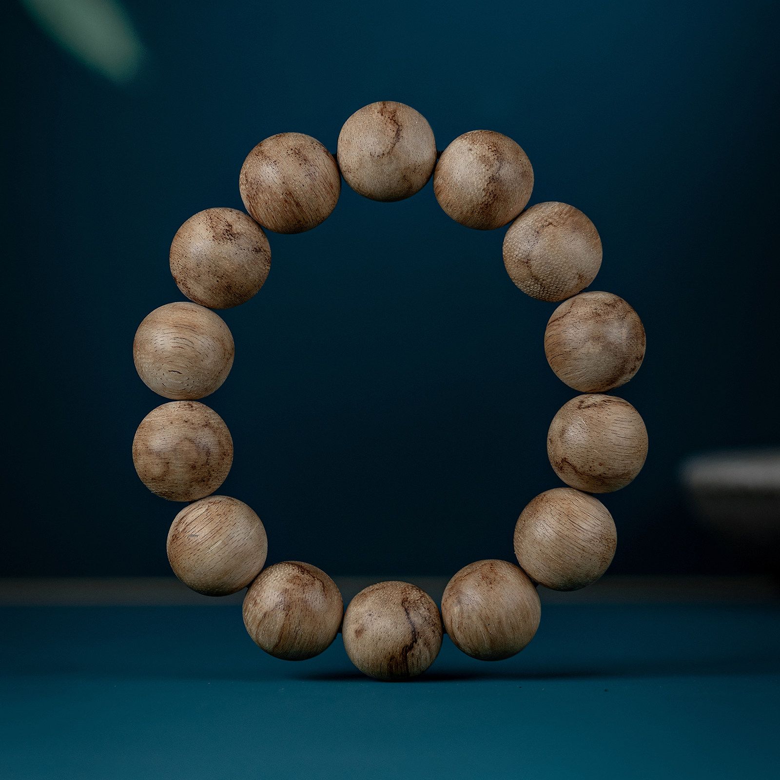 天然印尼马拉OK沉香手串老料伊利安沉香木佛珠16mm木质文玩手链男