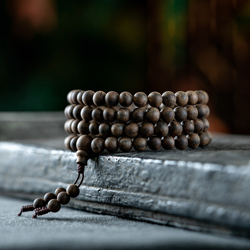 沉水铁结天然越南芽庄黄棋楠沉香手串高端奇楠手链108颗木质念珠,饰品/流行首饰/时尚饰品新,沉香,淘宝优惠券,粉丝福利购,淘宝优惠卷