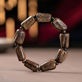 天然文莱奇楠沉香手串男士 随形留疤佛珠沉水老料文玩盘玩手链男