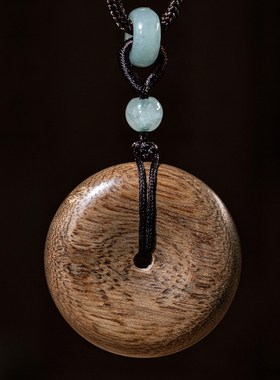 印尼加里曼丹沉香民族风平安扣