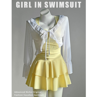 保守显瘦遮肚子游泳海边度假防晒泡温泉 爆款 连体泳衣女款 2025新款