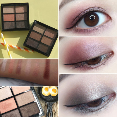 英国MUAmakeupacademy6色眼影盘