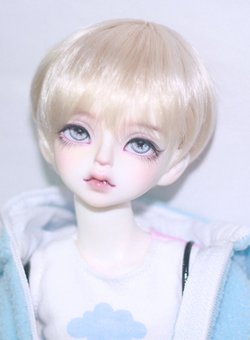 懒娃bjd假发3 4 6分大叔sd人偶男娃女娃日常顺滑百搭短发可爱假毛