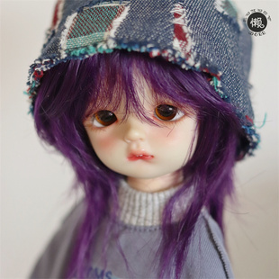 人偶男女娃长卷狼尾发 MDD 高温丝 id75 懒娃bjd假发643分大叔SD